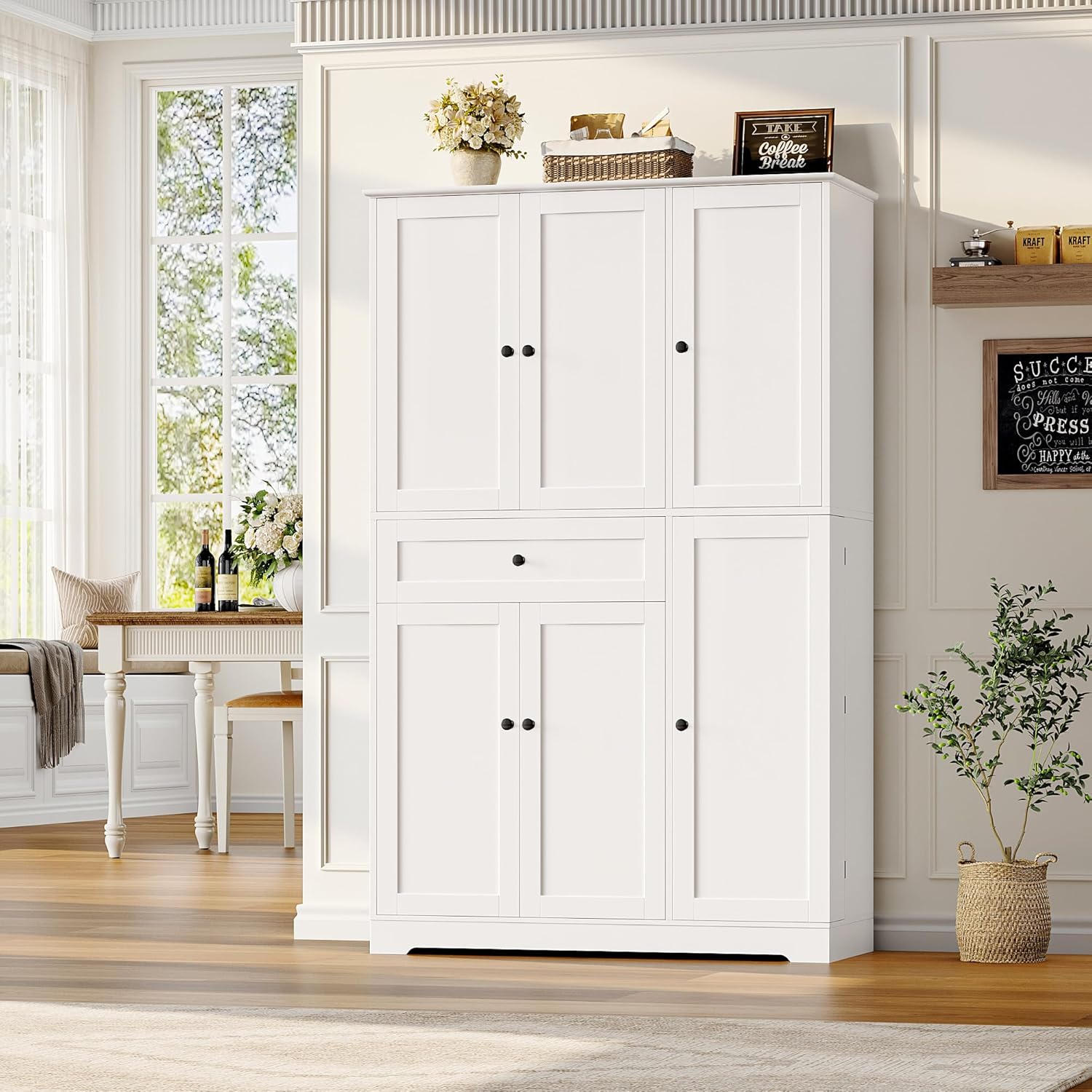 HOSTACK Kitchen Storage Cabinet Freestanding