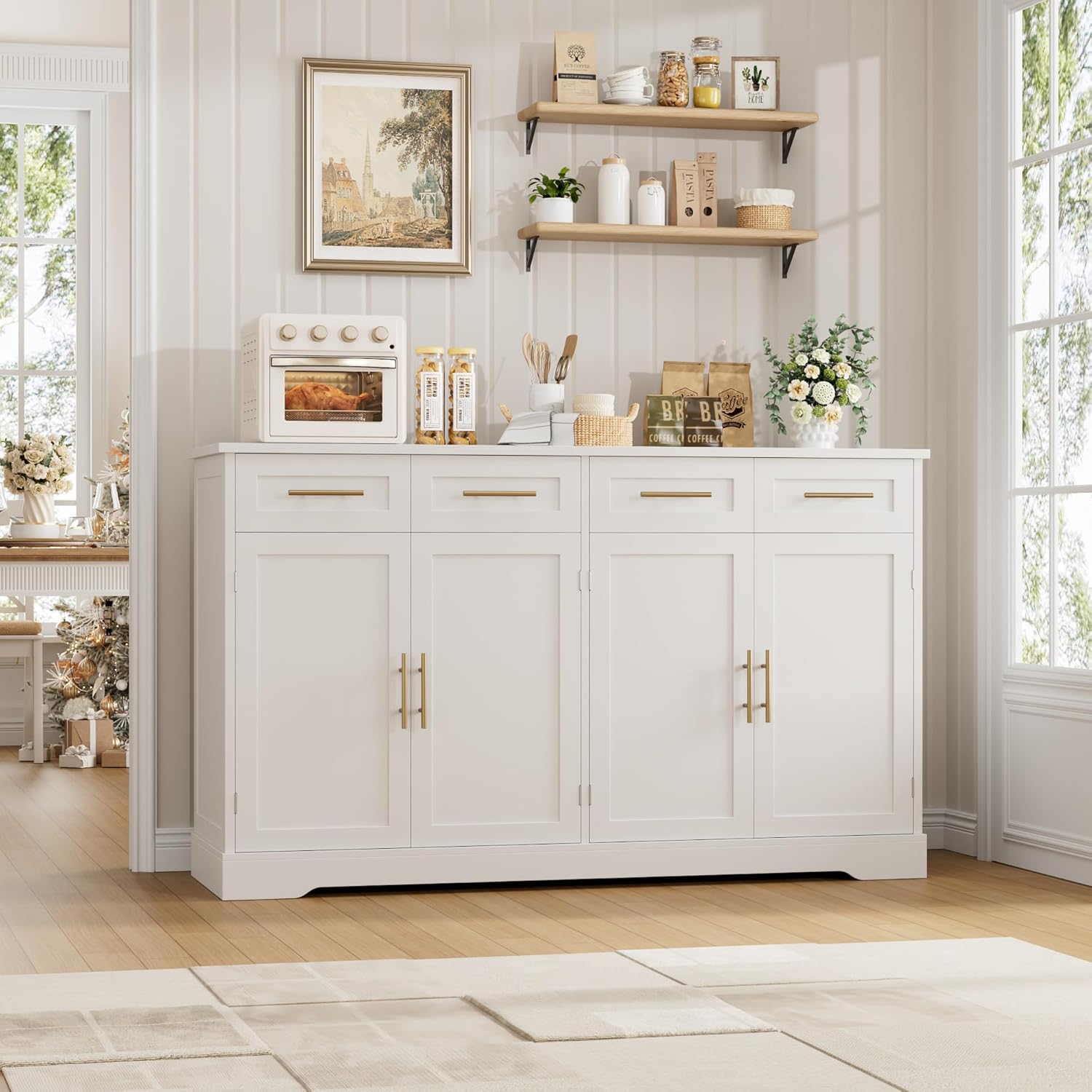 HOSTACK Sideboard Storage Kitchen Cabinet