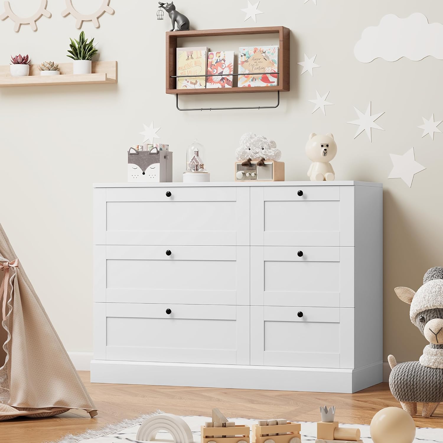 HOSTACK Storage Cabinet Dresser Sideboard
